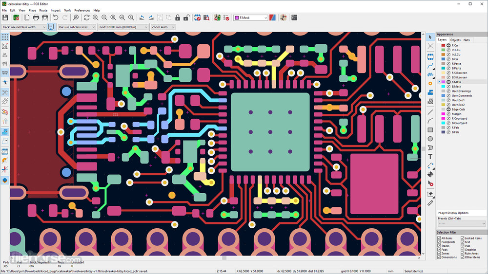 KiCad Electronics Design Automation Suite Schematics PCB Windows/MacOS | USB/DVD