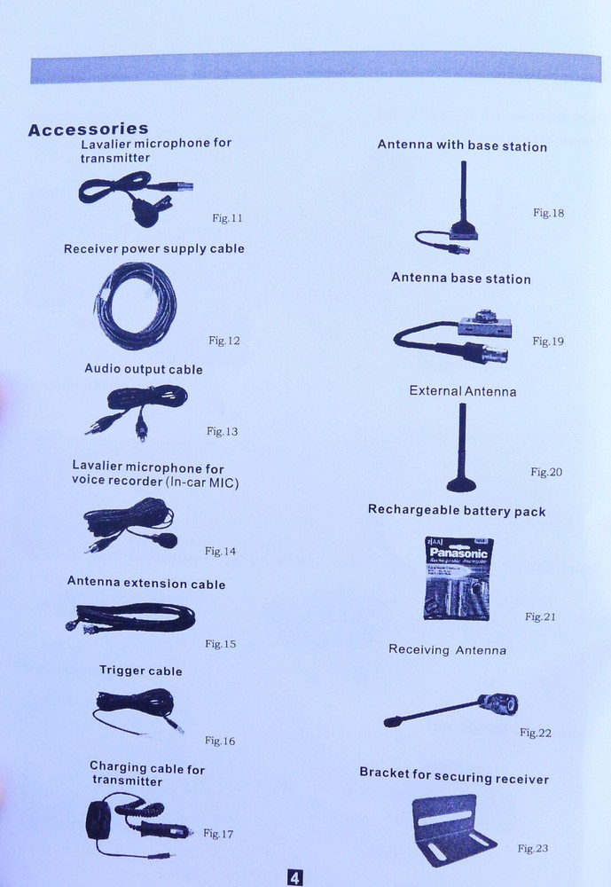 Panasonics Arbitrator Wireless UHF Transmitter + Receiver Microphone System