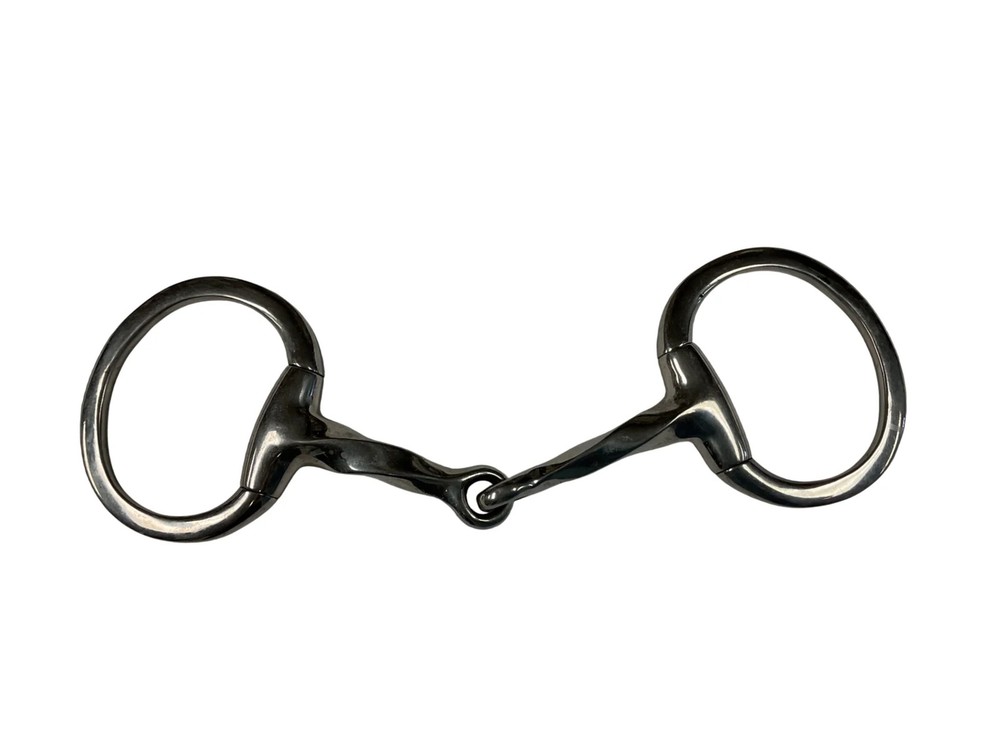Eggbutt Slow Twist Snaffle Bit, 5”