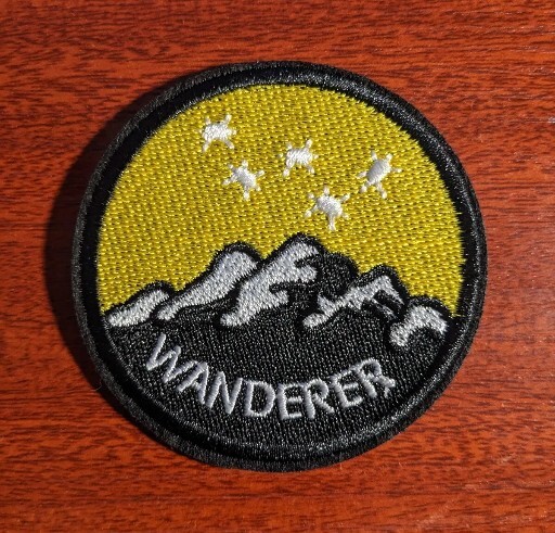 Nature Patch Wanderer Explorer Outdoors Wilid Embroidered Iron On Patch 2.5"