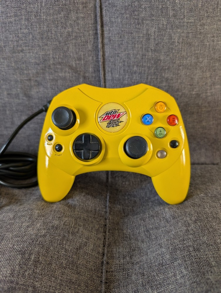 Original Xbox Sweet Lighting Mountain Dew Custom Controller