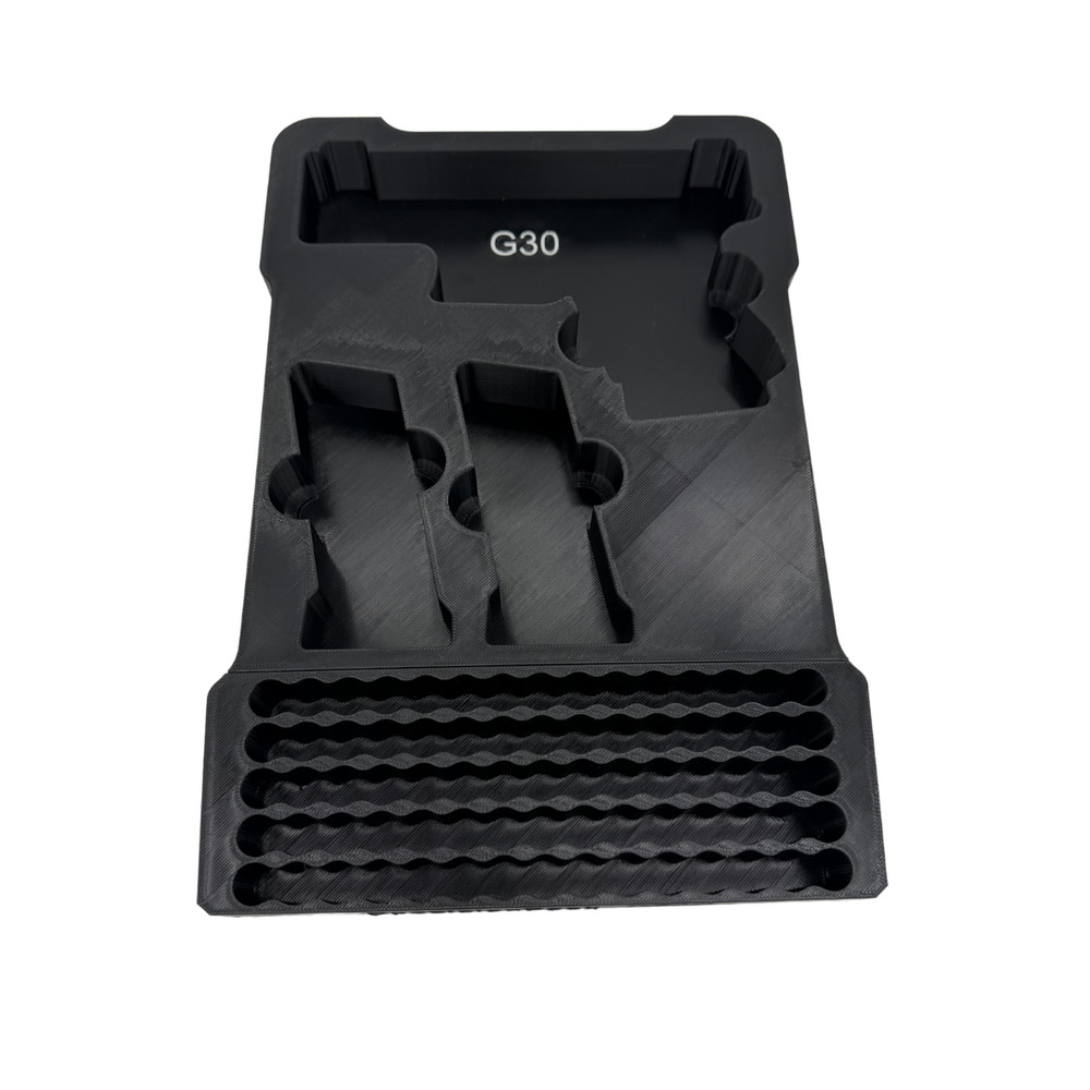 Glock 30 Insert for Milwaukee Packout – Holds 2 Mags + 75 Rounds