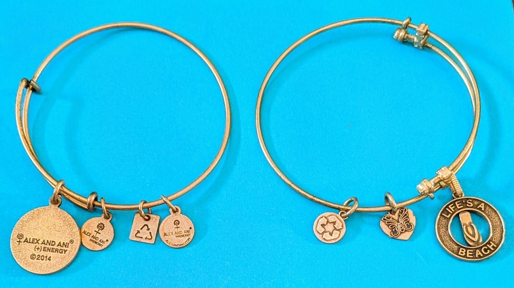 Vintage Bracelets Made From Recycled Materials Derived From Beach Refuse
