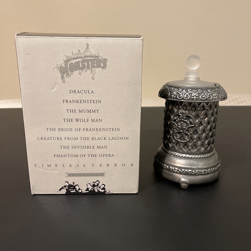 Universal Studios Monsters Musical Perfume Decanter Timeless Terror Collection