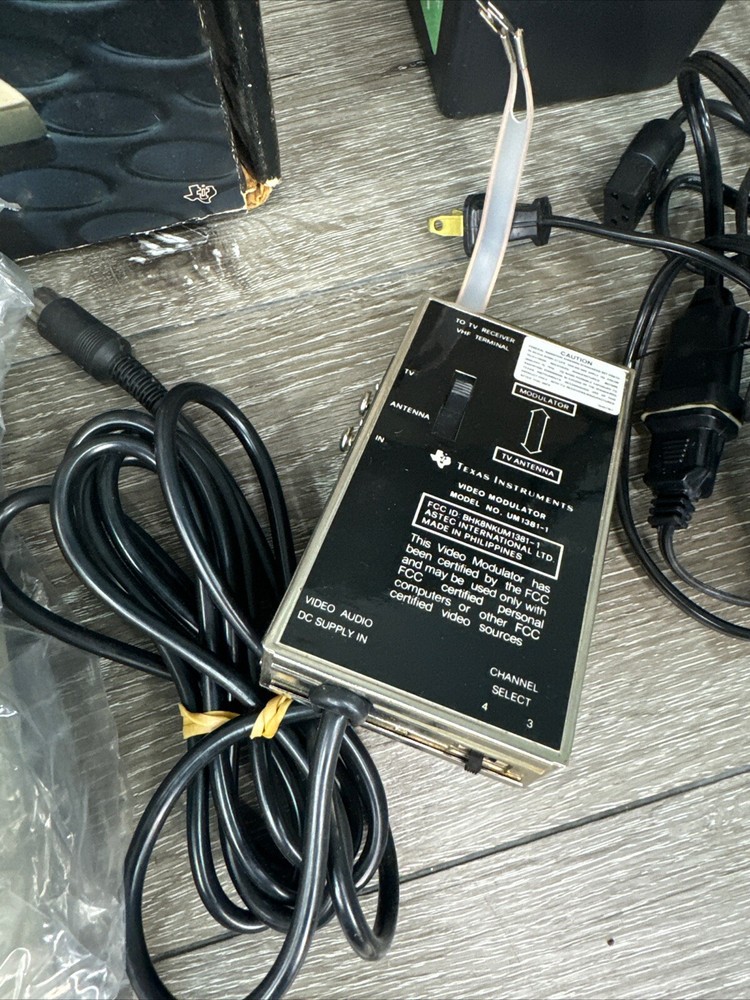 Vintage Texas Instruments TI 99/4A Home Computer In Box