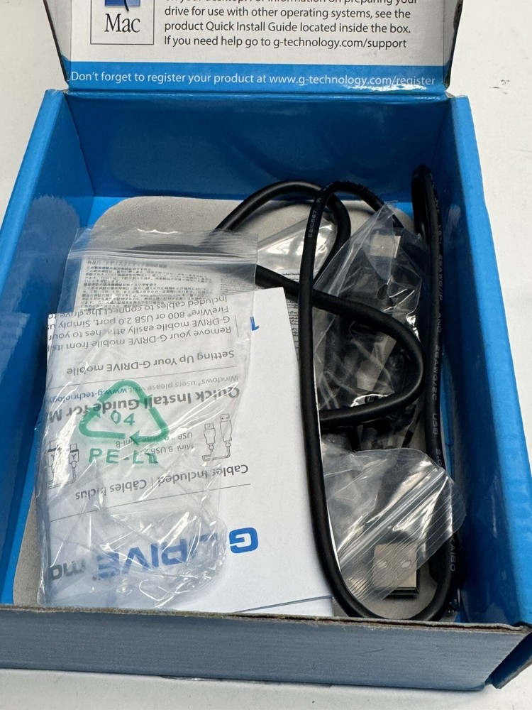 NEW G-Technology 1TB G-Drive Mobile Hard Drive