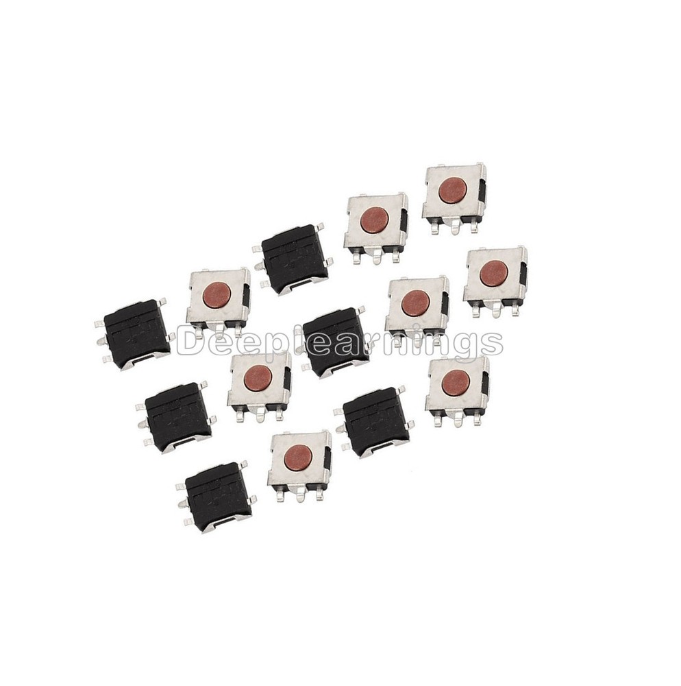 100PCS 6*6*2.5mm Tactile Push Button Switch Tact Switch Micro Switch 4-Pin SMD