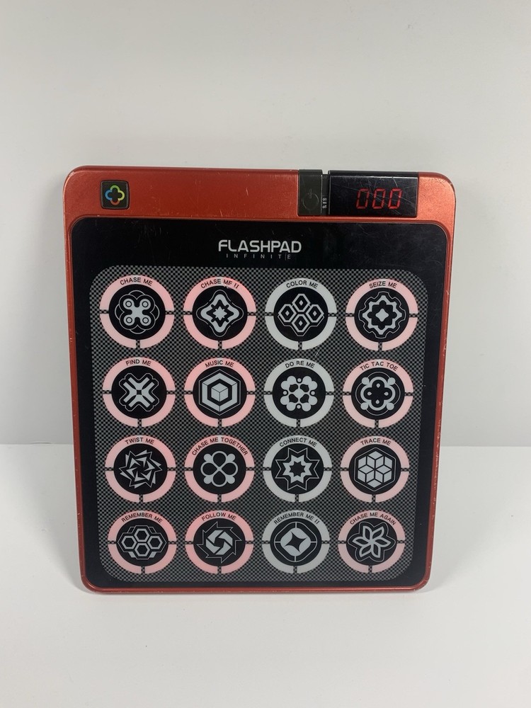 FLASHPAD INFINITE Red Touchscreen Electronic Lighted Sensory Game Works 33800