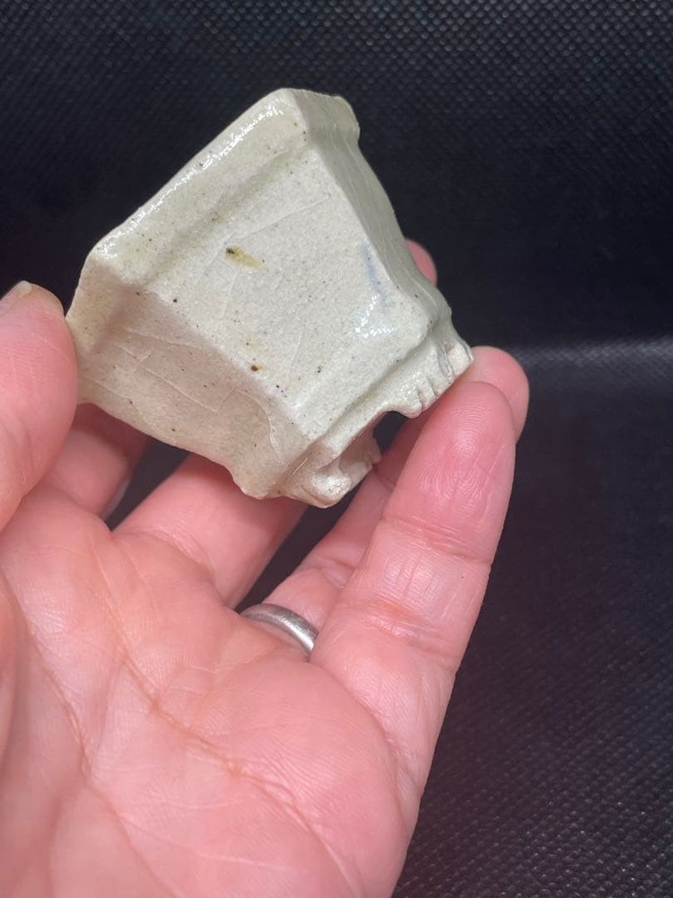 Hand-made Hexagonal Bonsai Pot Japanese Art Shape Miniature Tree Container White