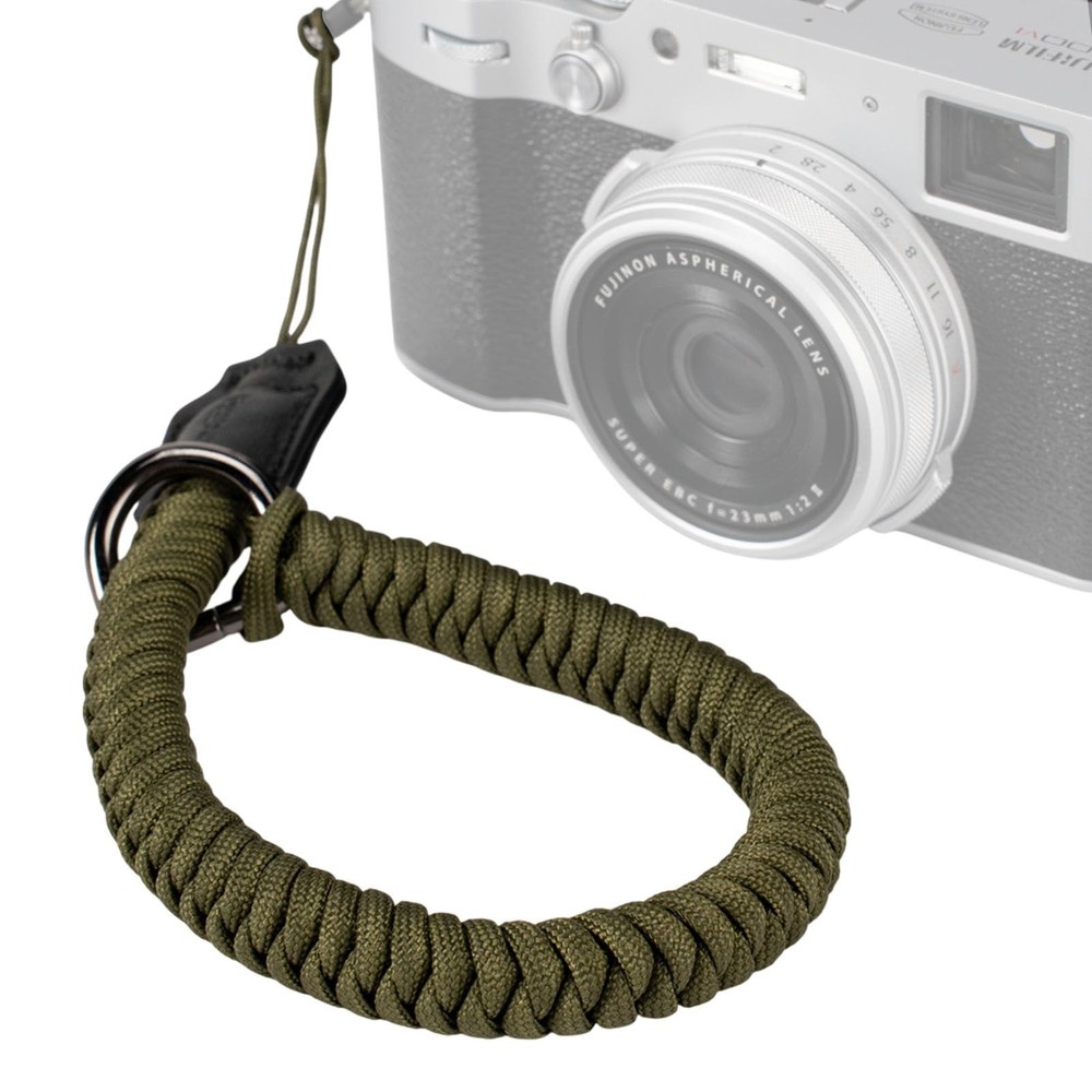 SMALLRIG Camera Wrist Strap, Universal Braided Hand Green, Green