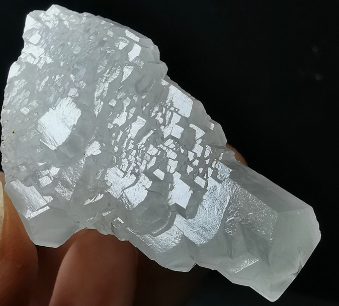 UV Fluorescent Stair Step Stacked Elestial Calcite