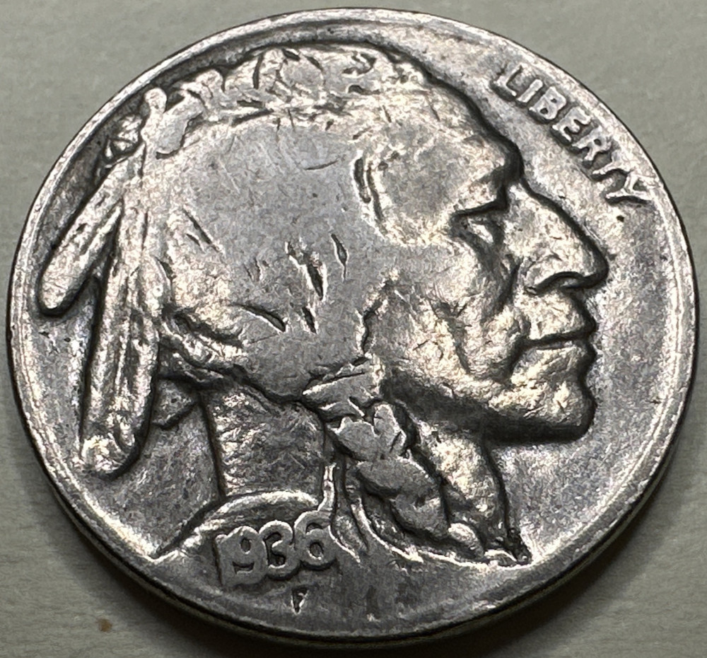 1936 Buffalo Nickel Full Date 5C 714X