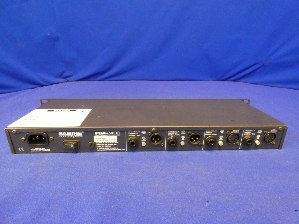 Sabine Adaptive Audio FBX2400 Dual Feedback Exterminator
