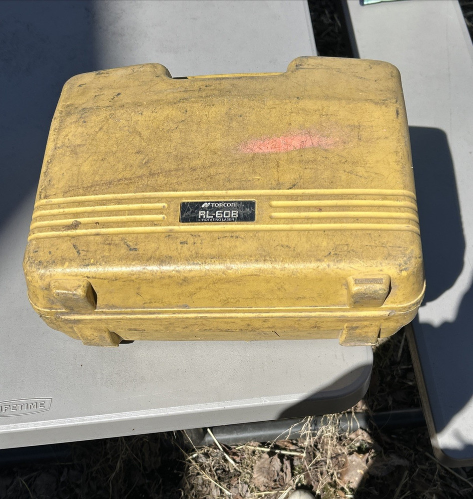 Topcon Marksman RL-60B Rotating Laser Level-With Hard Case-Untested