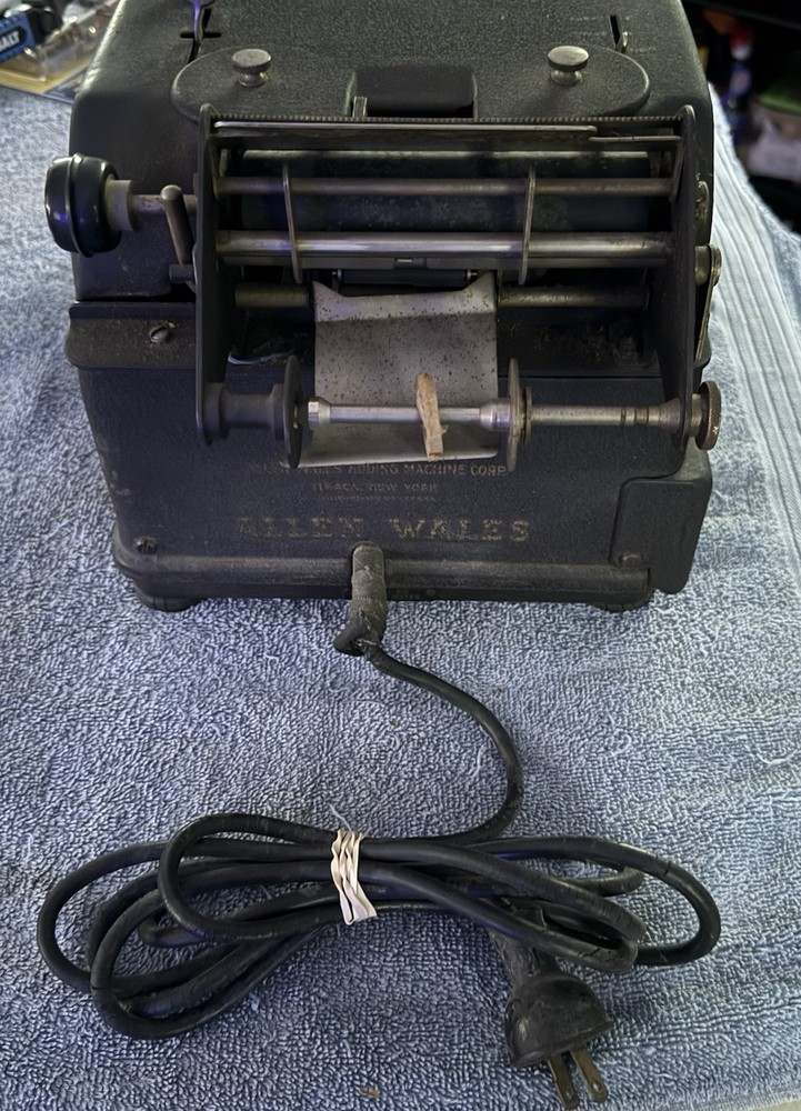 Vintage Allen Wales Adding Machine