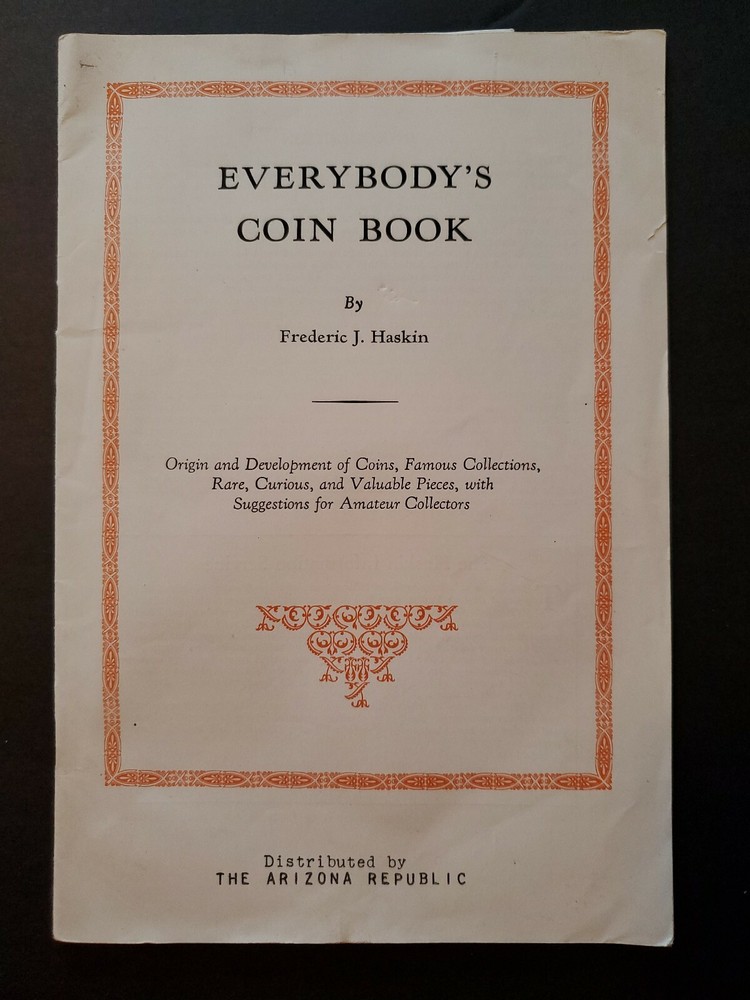 Everybody's Coin Book  Frederic J. Haskin 1934 Magic Tricks