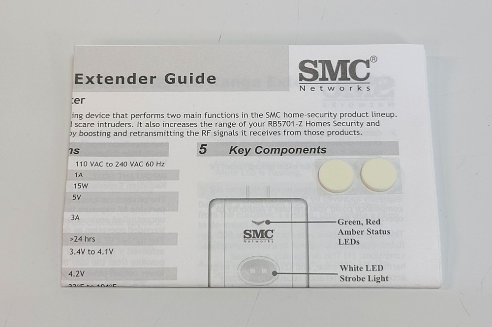 SMC Wireless Siren Zigbee Range Extender SMCSR01-Z CA