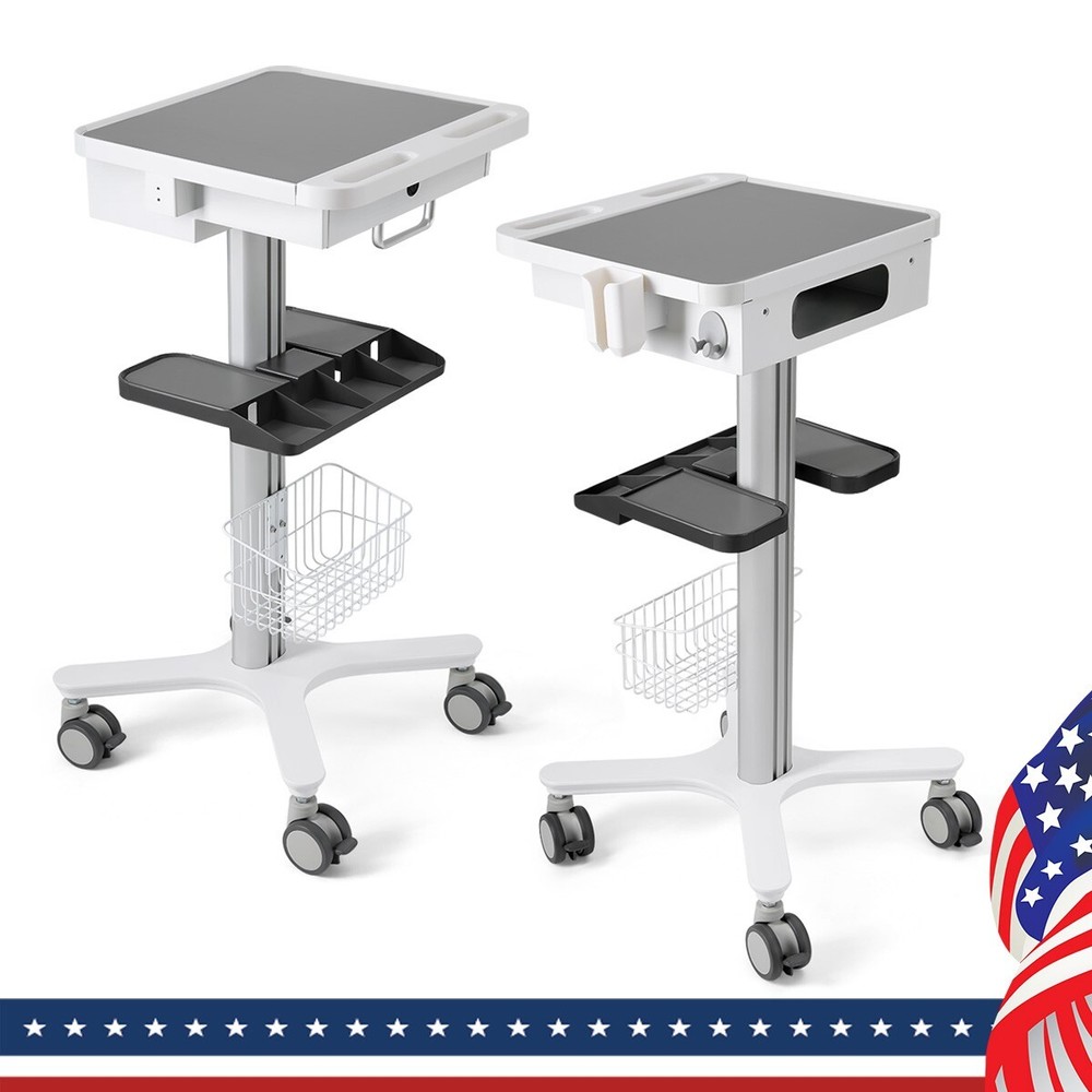 Dental Multi-Function Trolley Cart & 360° Lockable Wheels for Root Canal Treat