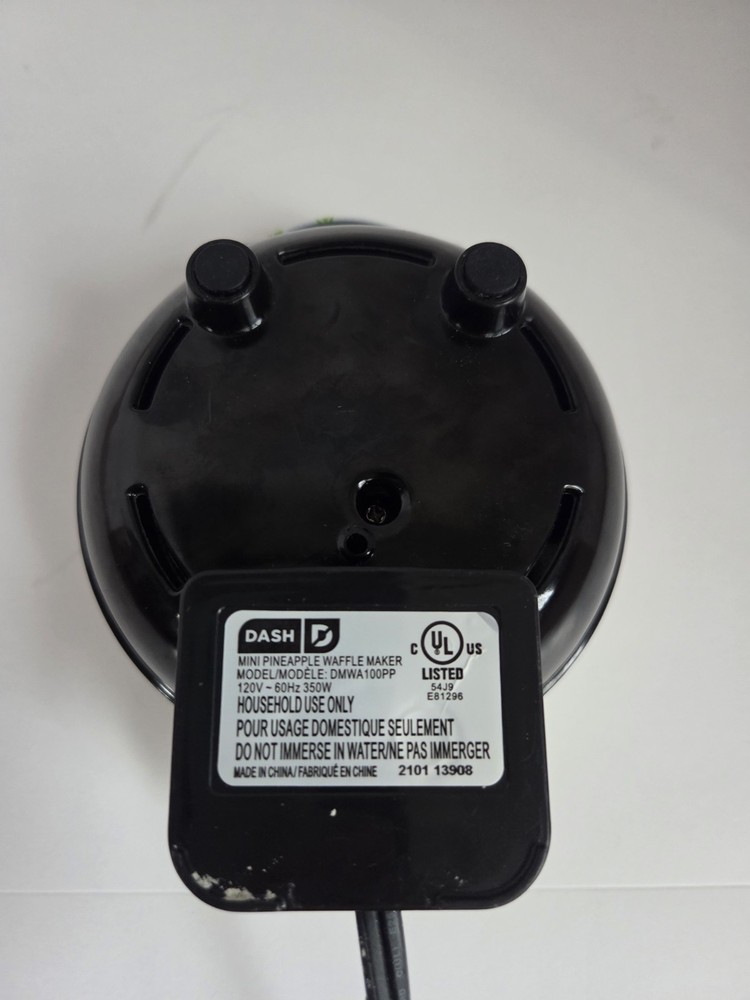 2 - DASH Pineapple & Ghost Mini 4" Waffle Maker Non-Stick Cooking Surface