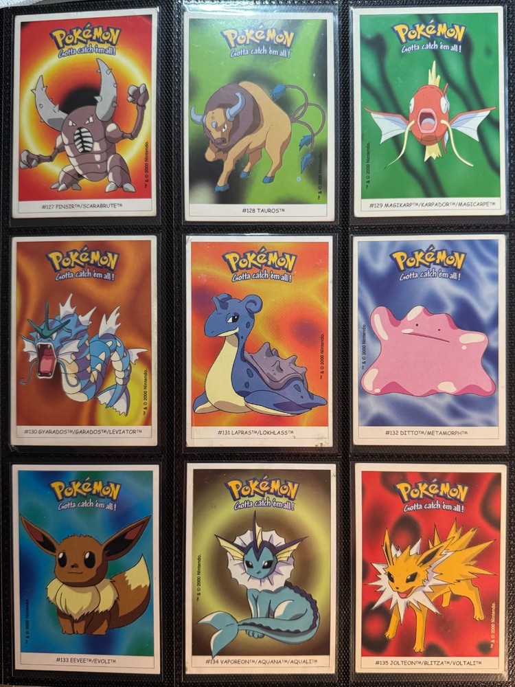 Pokemon Dunkin Boomer 2000 - complete 150/150 set - EXCELLENT - Charizard