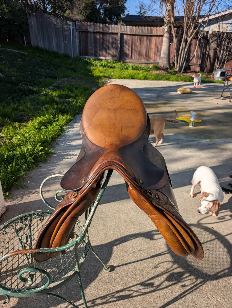 Frank Baines Eclipse English GP Saddle - 18" Seat Medium Wide Tree