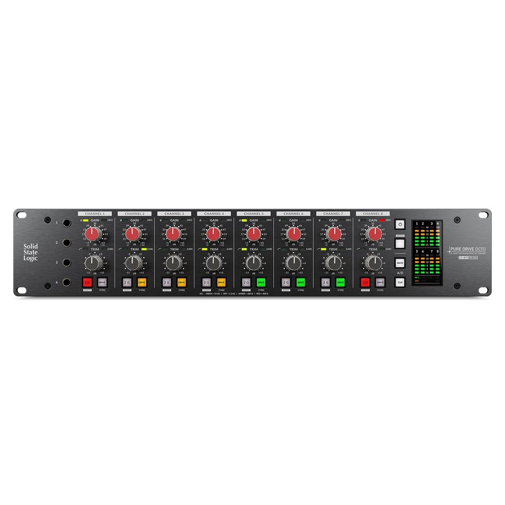 SSL PureDrive OCTO 8-Channel Microphone Preamp