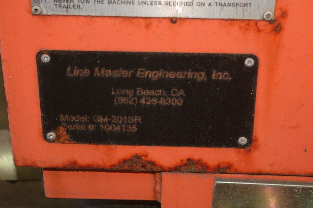 Line Master model GM-201SR Walk-Behind Applicator Striping Machine