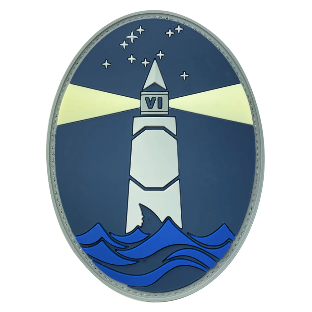 GENUINE U.S. SPACE FORCE PVC PATCH 6TH SPACE WARNING SQUADRON WITH HOOK