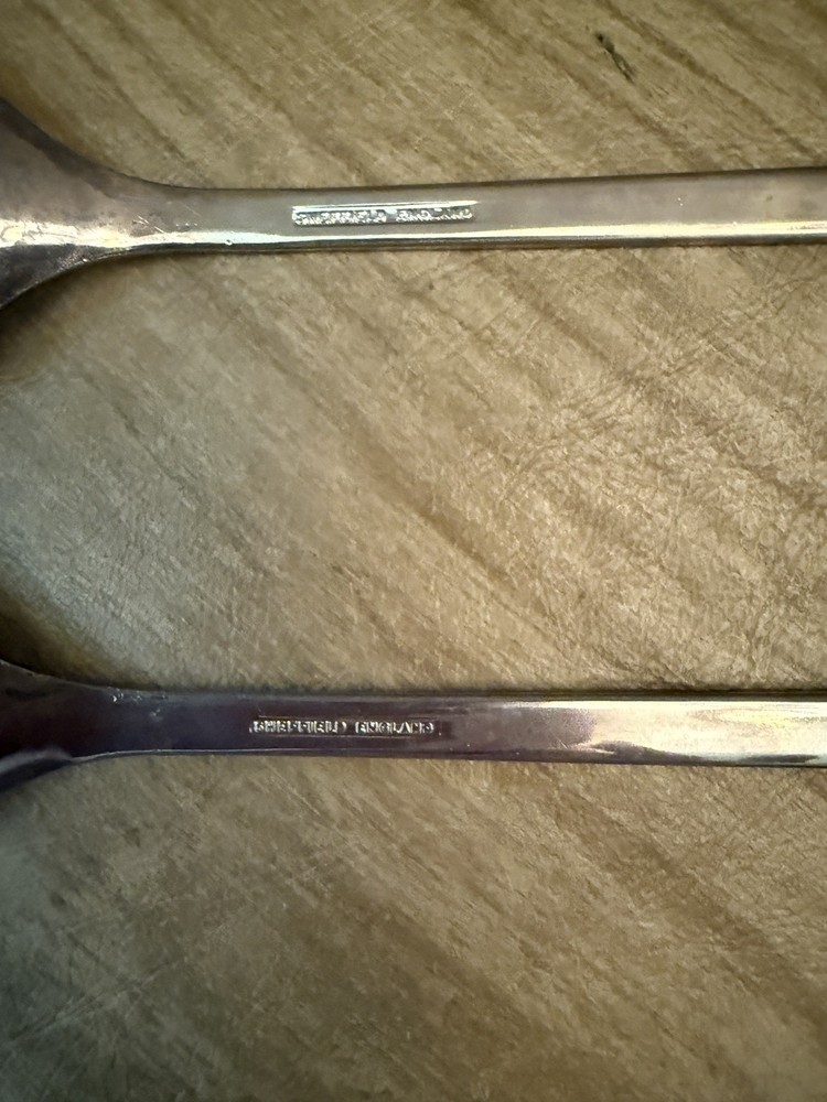 Salad Spoons From Sheffield England