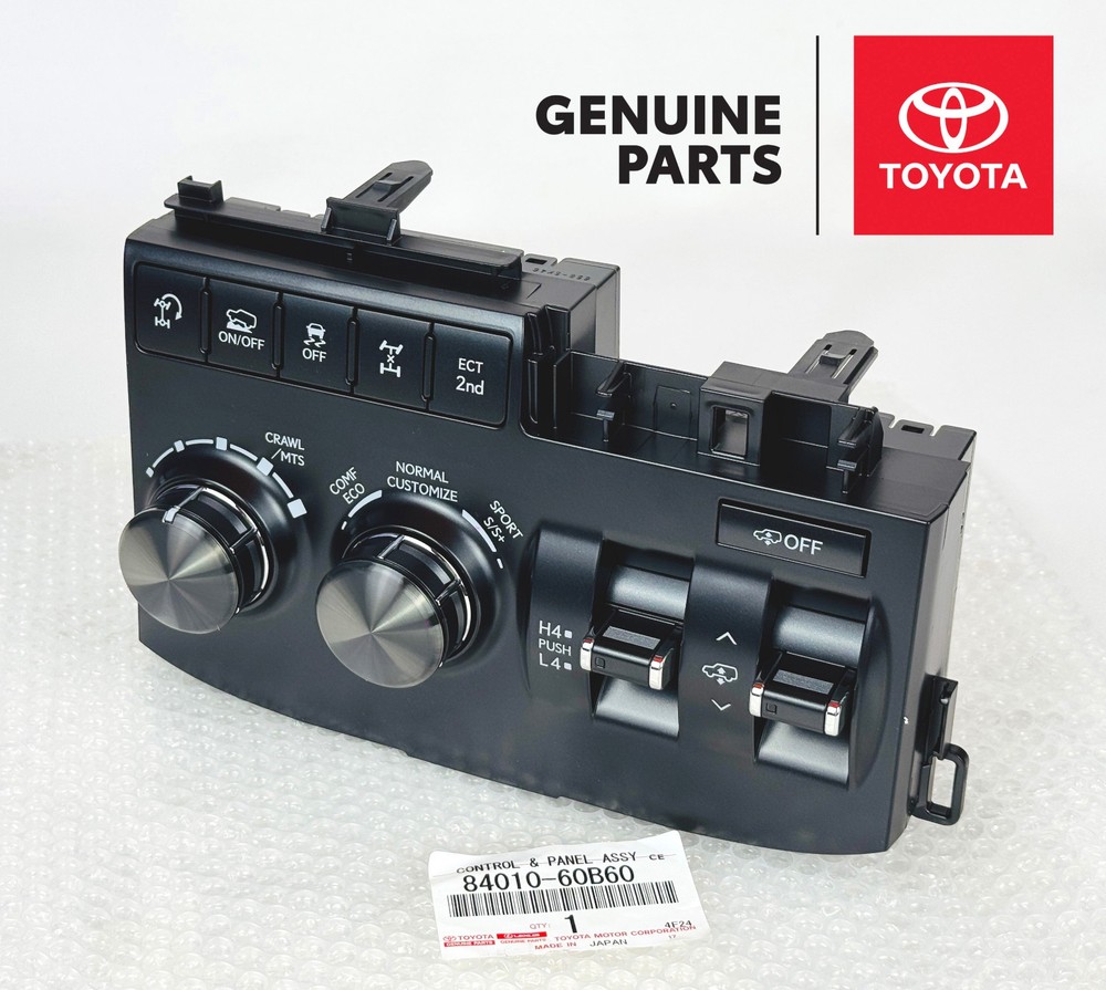 84010-60B60 Lexus LX570 2016-2021 OEM Genuine Control Panel Integration Switch