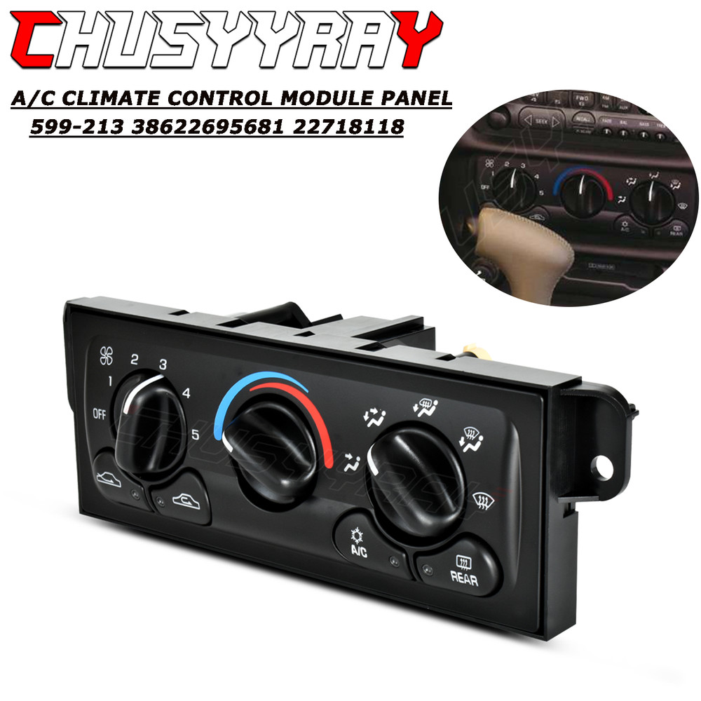 Climate Control Unit A/C Heater Control Switch For 1997-99 Oldsmobile Cutlass