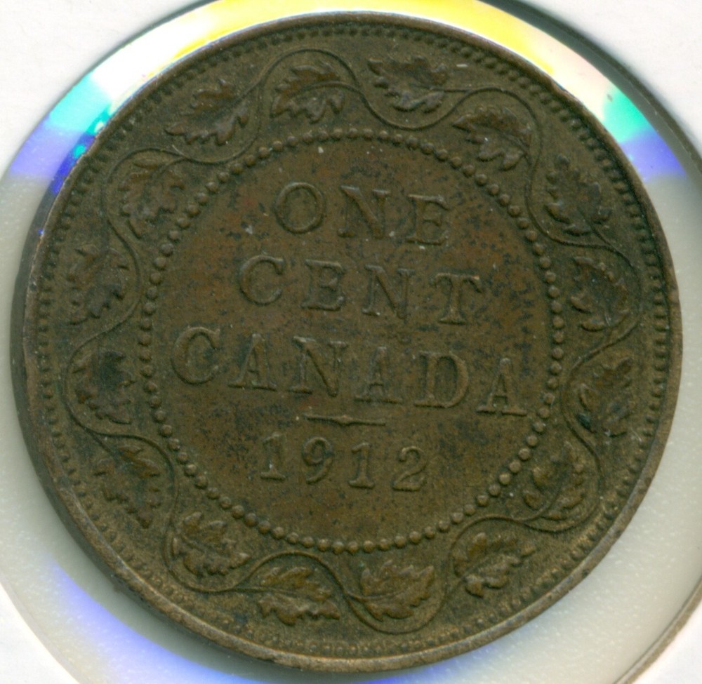 1912 CANADA LARGE CENT, EXTRA FINE, GREAT PRICE!