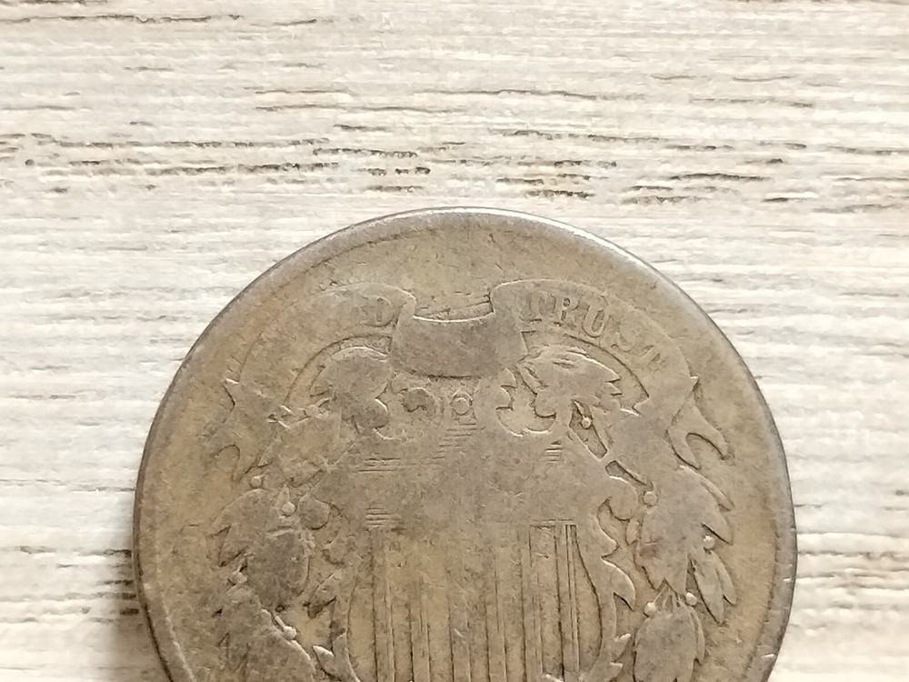 1867 2 Cents "Union Shield" US Coin
