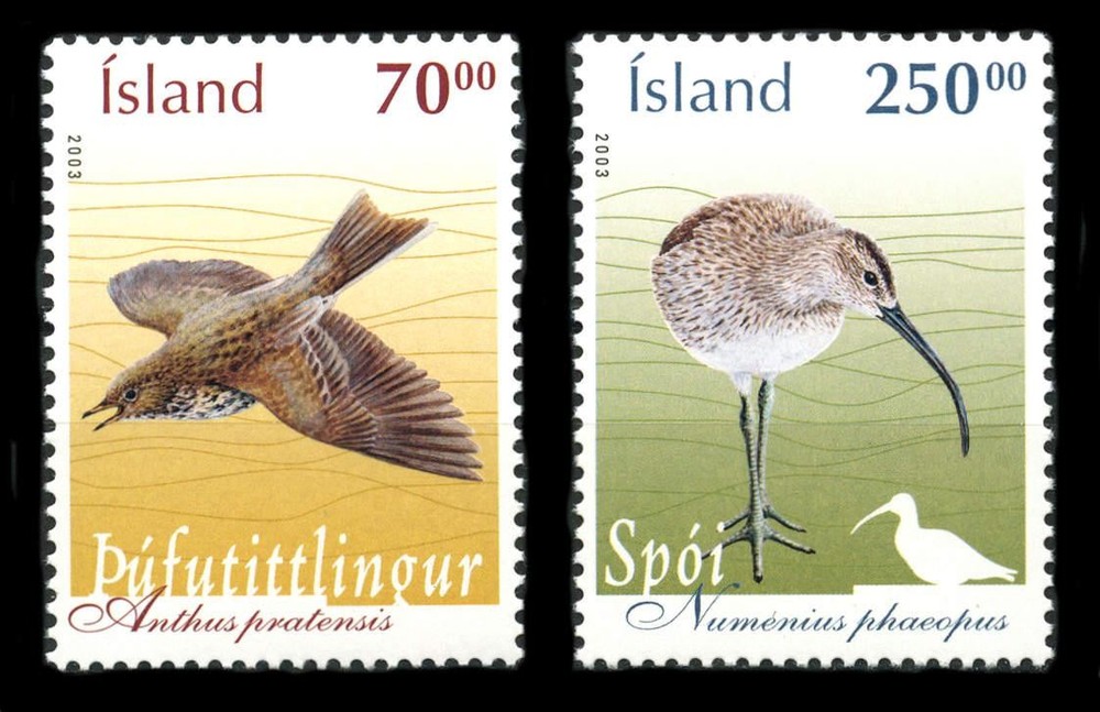Iceland: 2003 Birds (997-998) MNH