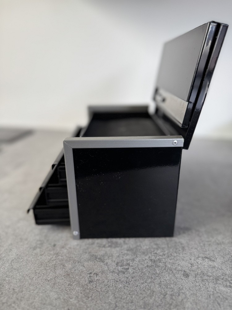 Snap On Mini Tool Box Desktop Office Jewellery Black