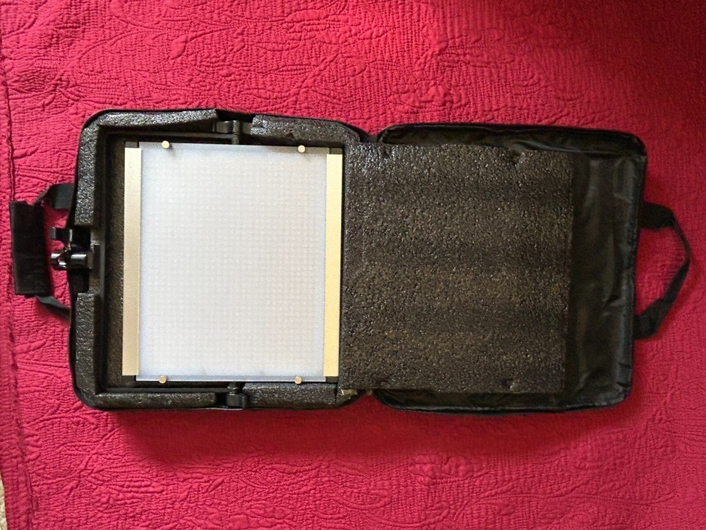 LED Studio Light Panel 50W, NP Battery Plate, Memory, Wireless Remote, Bi color,