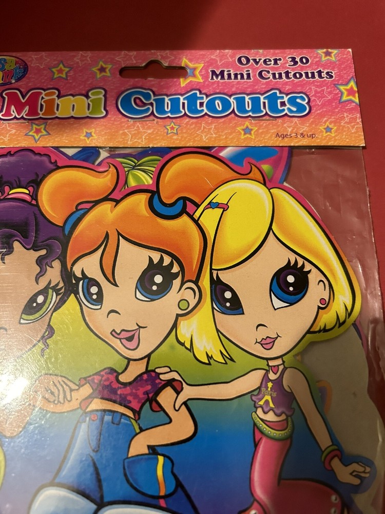 Lisa Frank Thick Paper Thin Cardboard Cutouts