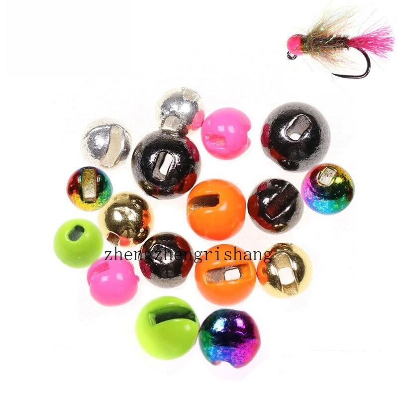 Nice Designs Slotted Tungsten Fly Tying Beads Tying Materials Plated/Diamond