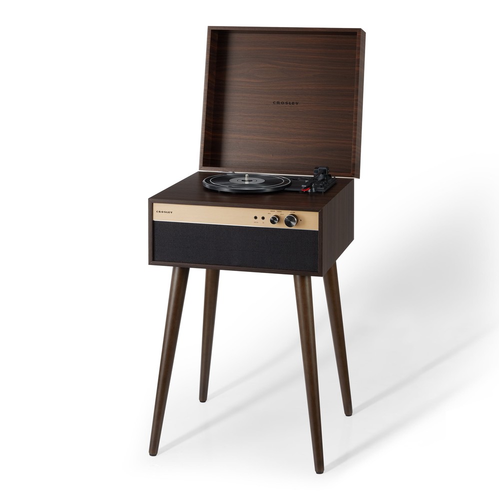 RECORD PLAYER WITH STAND Speakers and Wireless Bluetooth