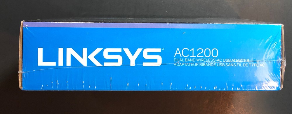 Linksys Dual Band Wireless-AC USB Adapter AC1200 NEW