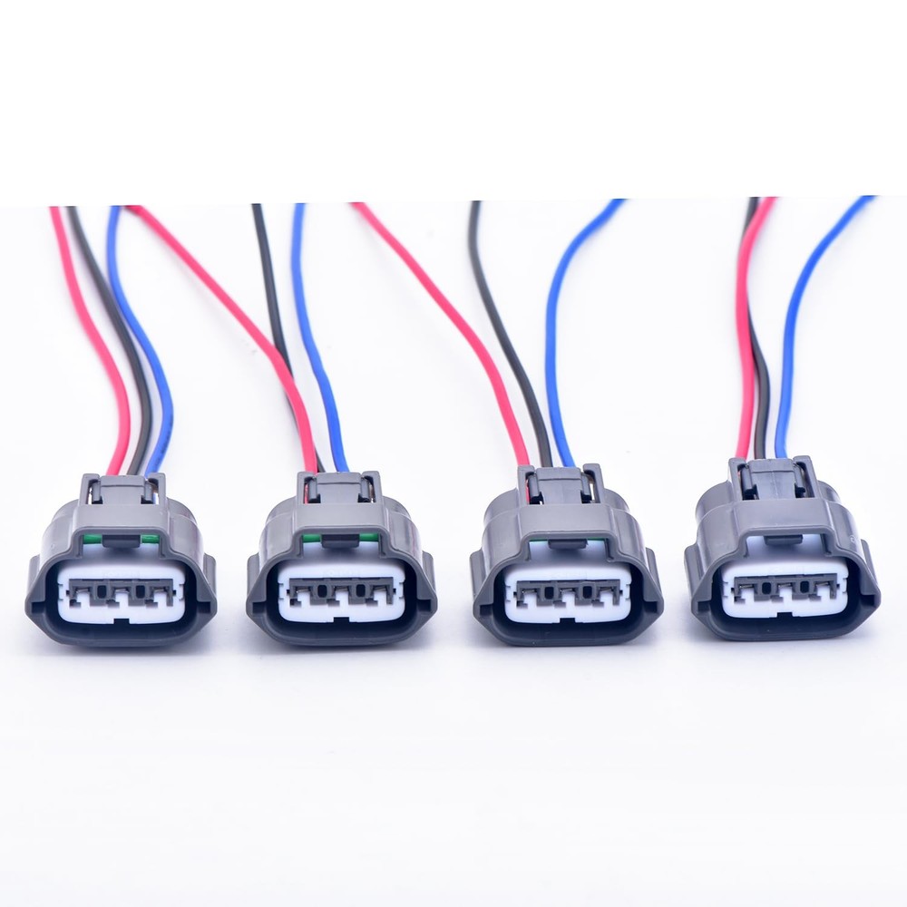 DECKBU 4PCS 3 Pin Automotive Waterproof Sensor Socket Ignition Coil...