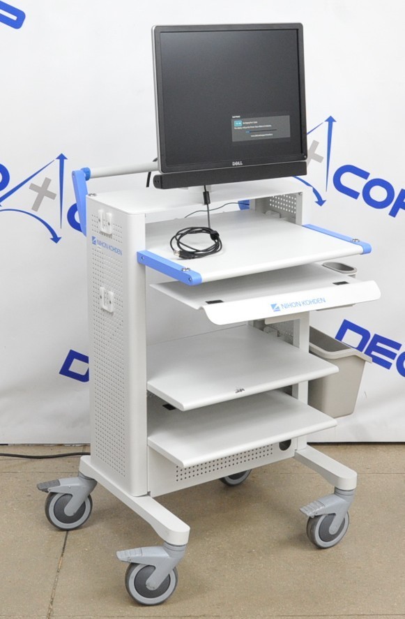 Nihon Kohden Neuropack Cart With Display Screen