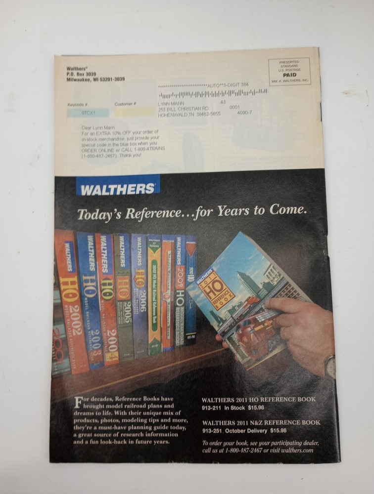 4 - 2010 & 1- 2011 Walthers Flyer Railroading Catalogs Magazines
