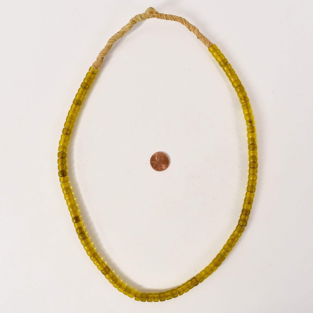 Padre Translucent Yellow Trade Beads
