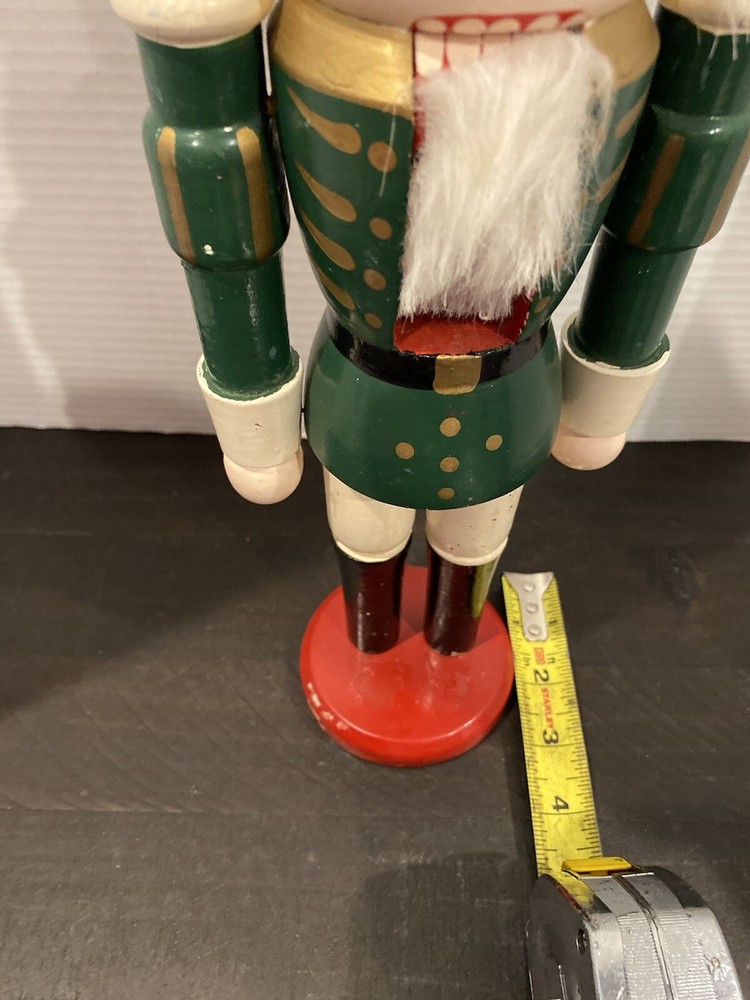 Nutcracker 15 in Green, Gold, Black, Blue