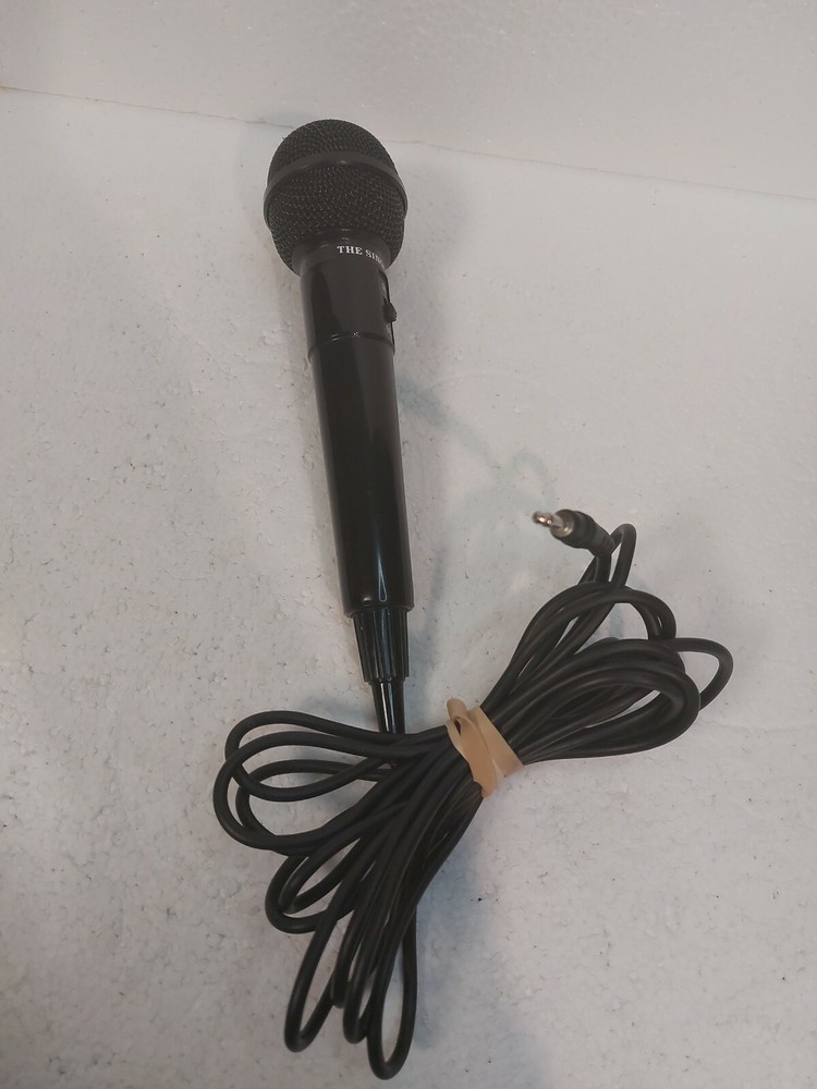The Singing Machine co inc Microphone black corded