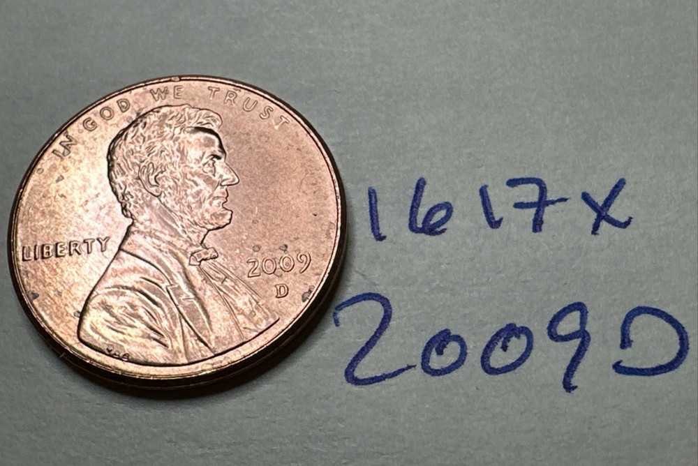 2009 D Lincoln Commemorative Cent Professional Life 1617X