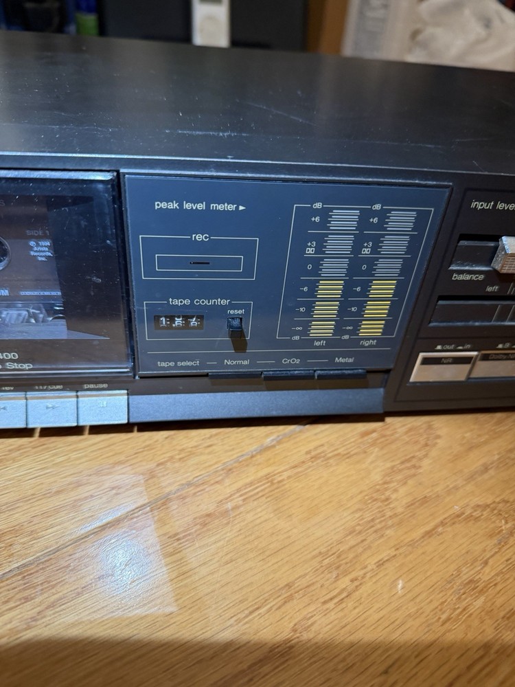 Technics RS-D400 Cassette Deck Tested Good