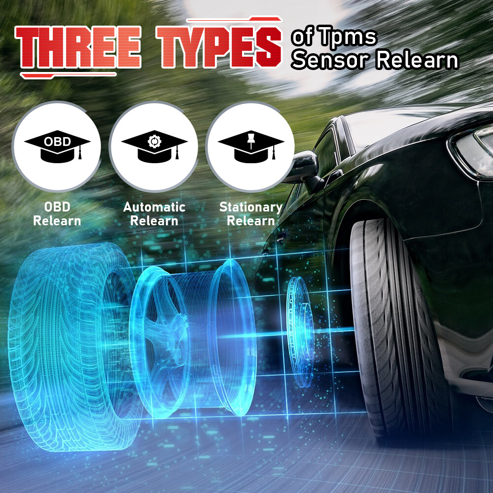 LAUNCH CRT5011E TPMS Relearn Tool Tire Pressure Sensor Programing Diagnosis Tool