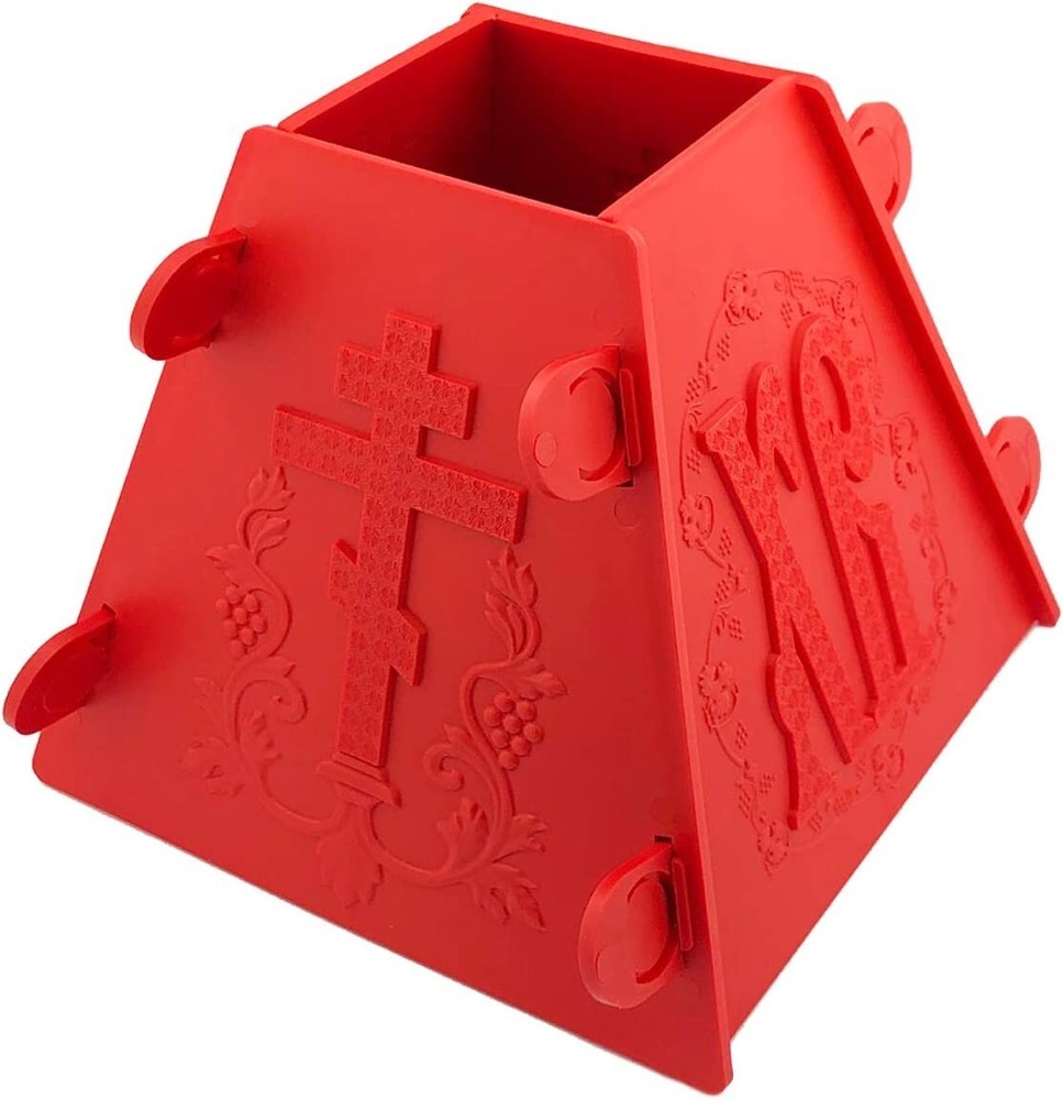 Plastic Mold for Easter Cheesecake Orthodox Traditional Easter 500 g Пасочница